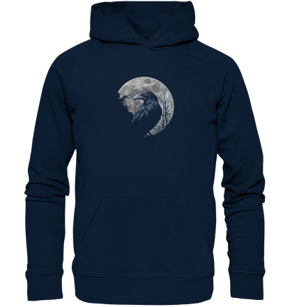 Vollmond-Rabe - Organic Hoodie