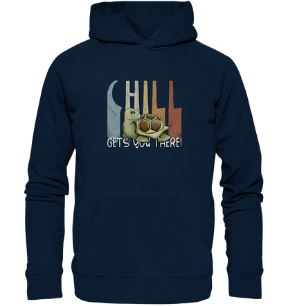 Gechillt gemütliche Schildkröte - Organic Hoodie