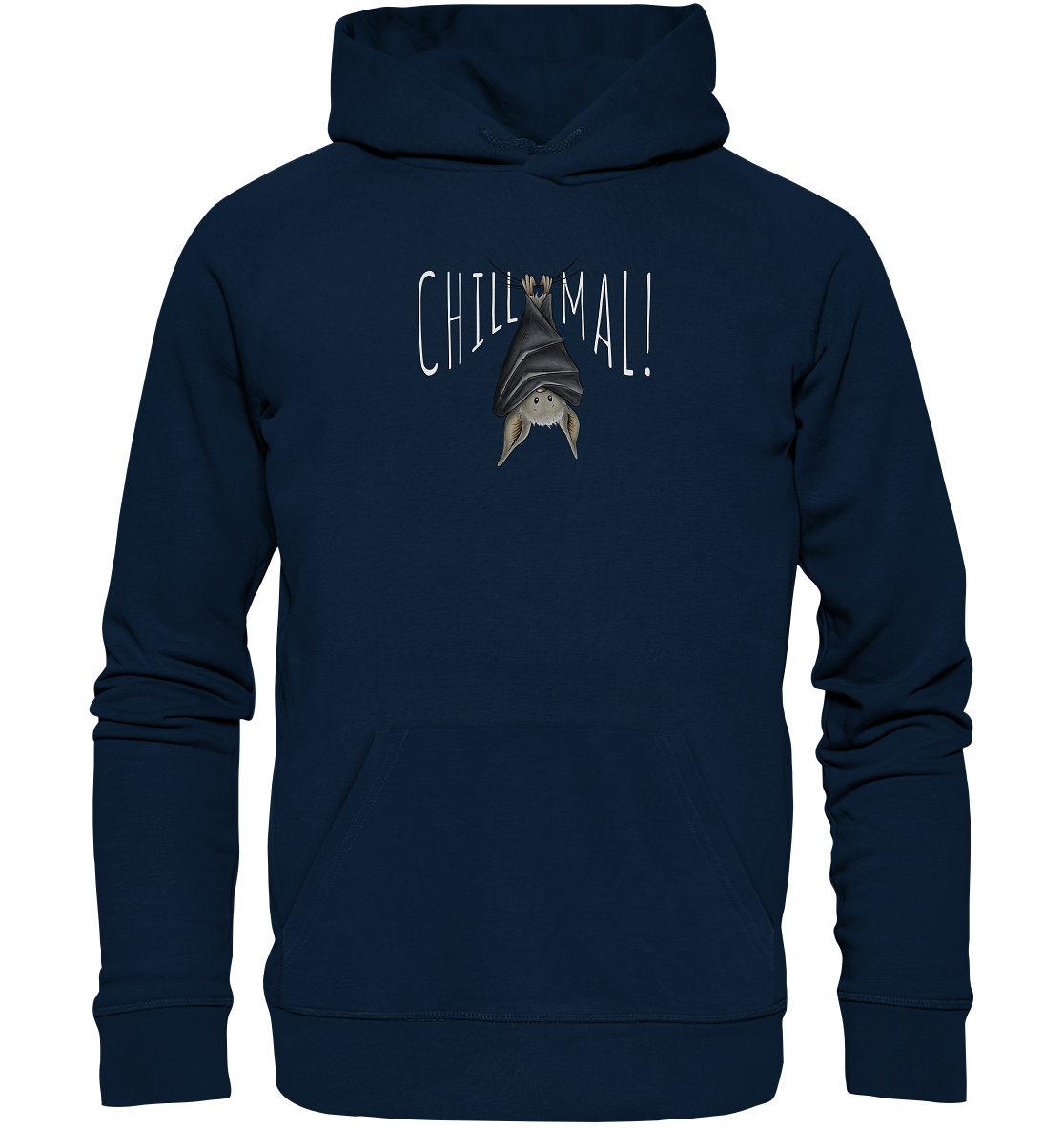 Chill Mal gemütliche Fledermaus - Organic Hoodie