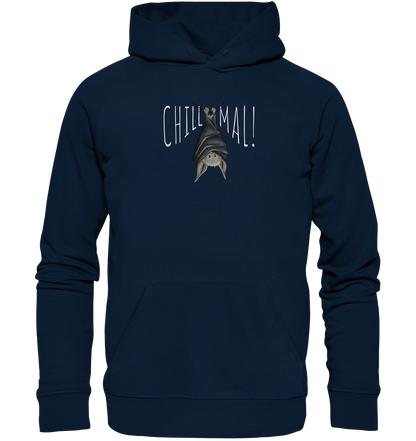 Chill Mal gemütliche Fledermaus - Organic Hoodie