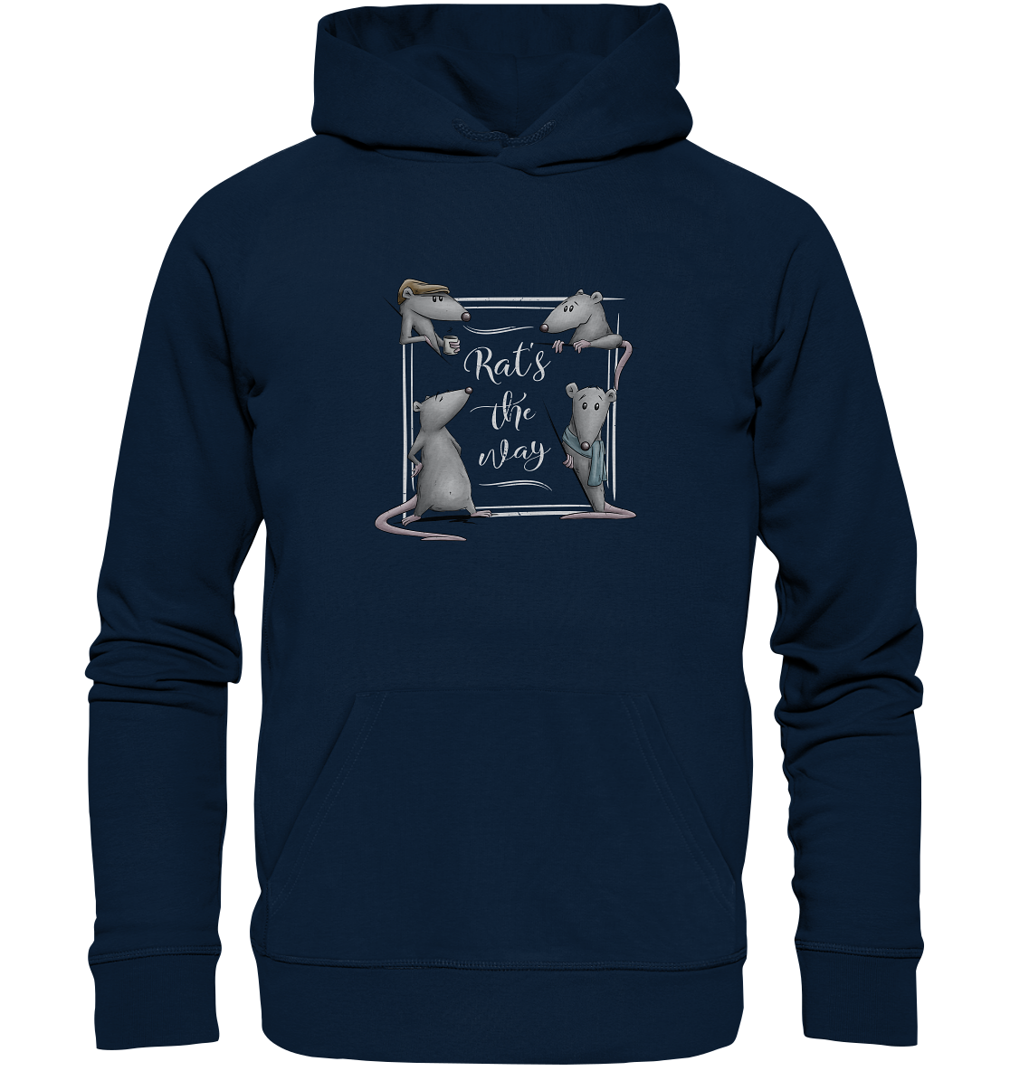 Rat’s The Way Kaffeehaus Ratten - Organic Hoodie