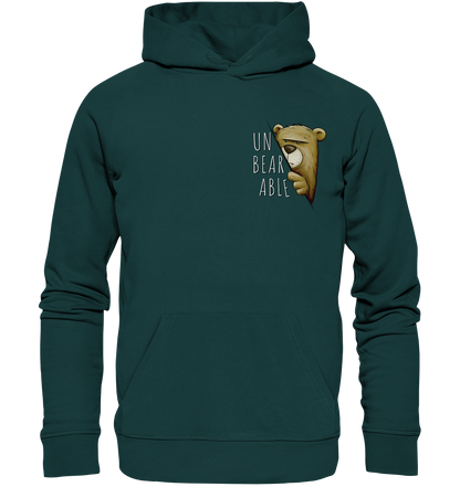 Unbearable – Unerträglich Bär - Organic Hoodie