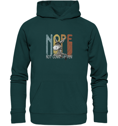 Nope | bockiger Esel - Organic Hoodie