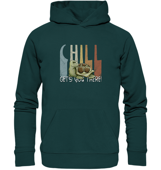 Gechillt gemütliche Schildkröte - Organic Hoodie