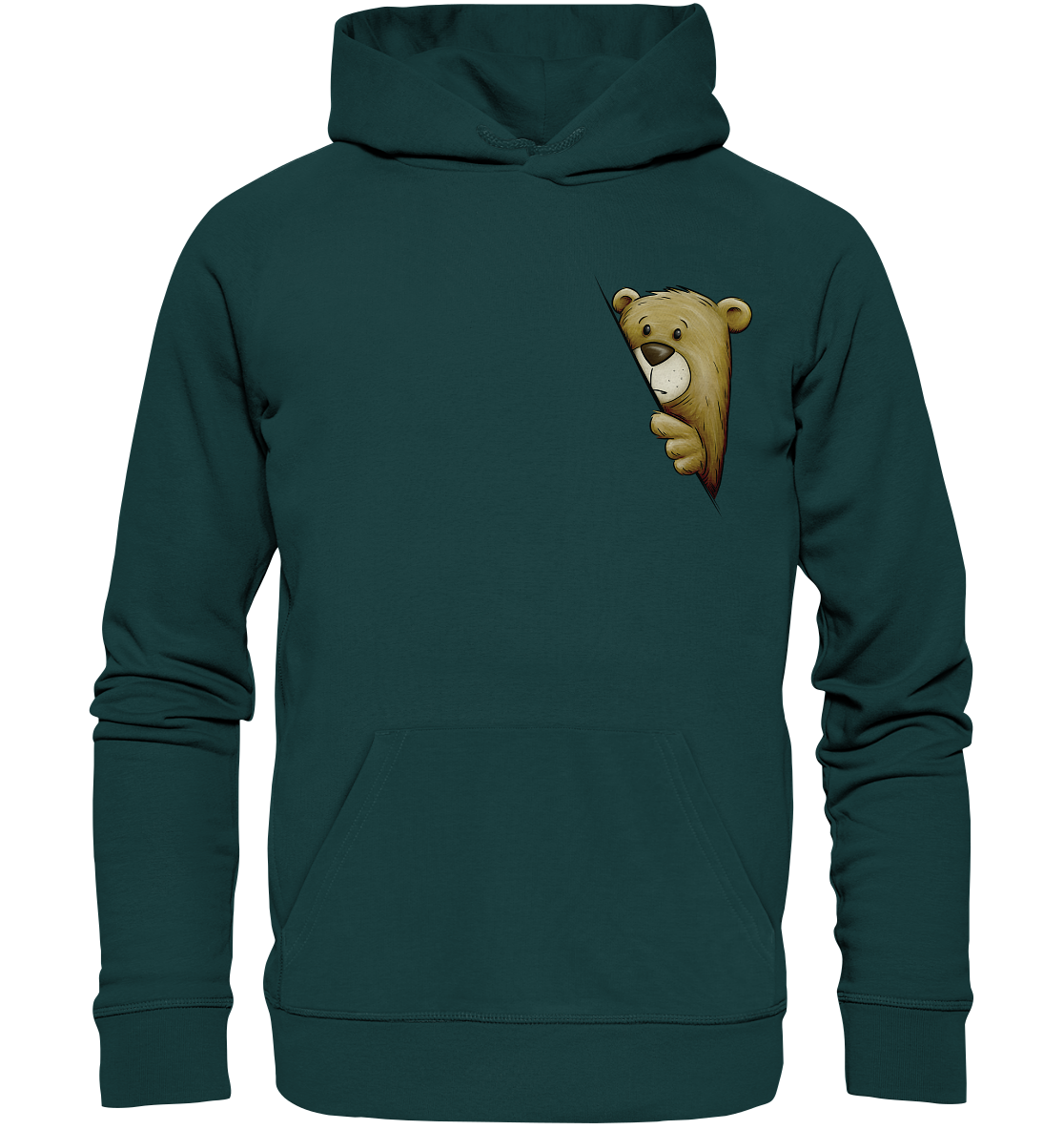 Funky Bär Illustration - Organic Hoodie