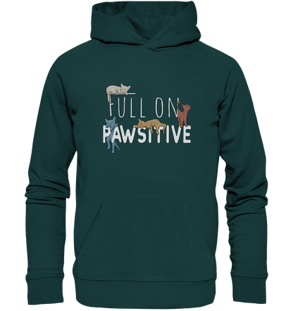 Full On Pawsitive! Gechillte Katzen - Organic Hoodie