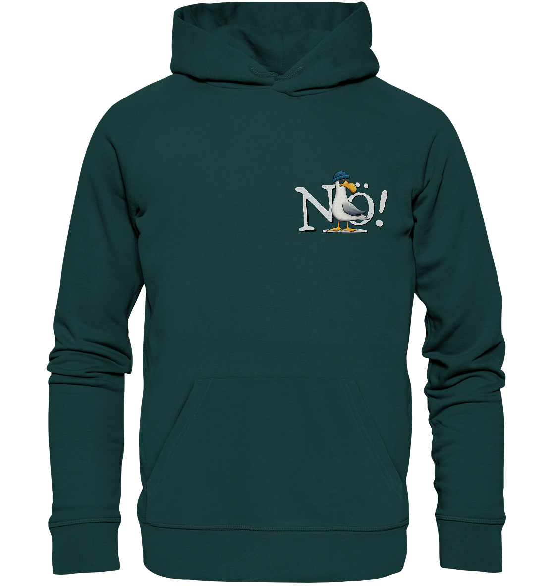 Nö Kein Bock Möwe - Organic Hoodie