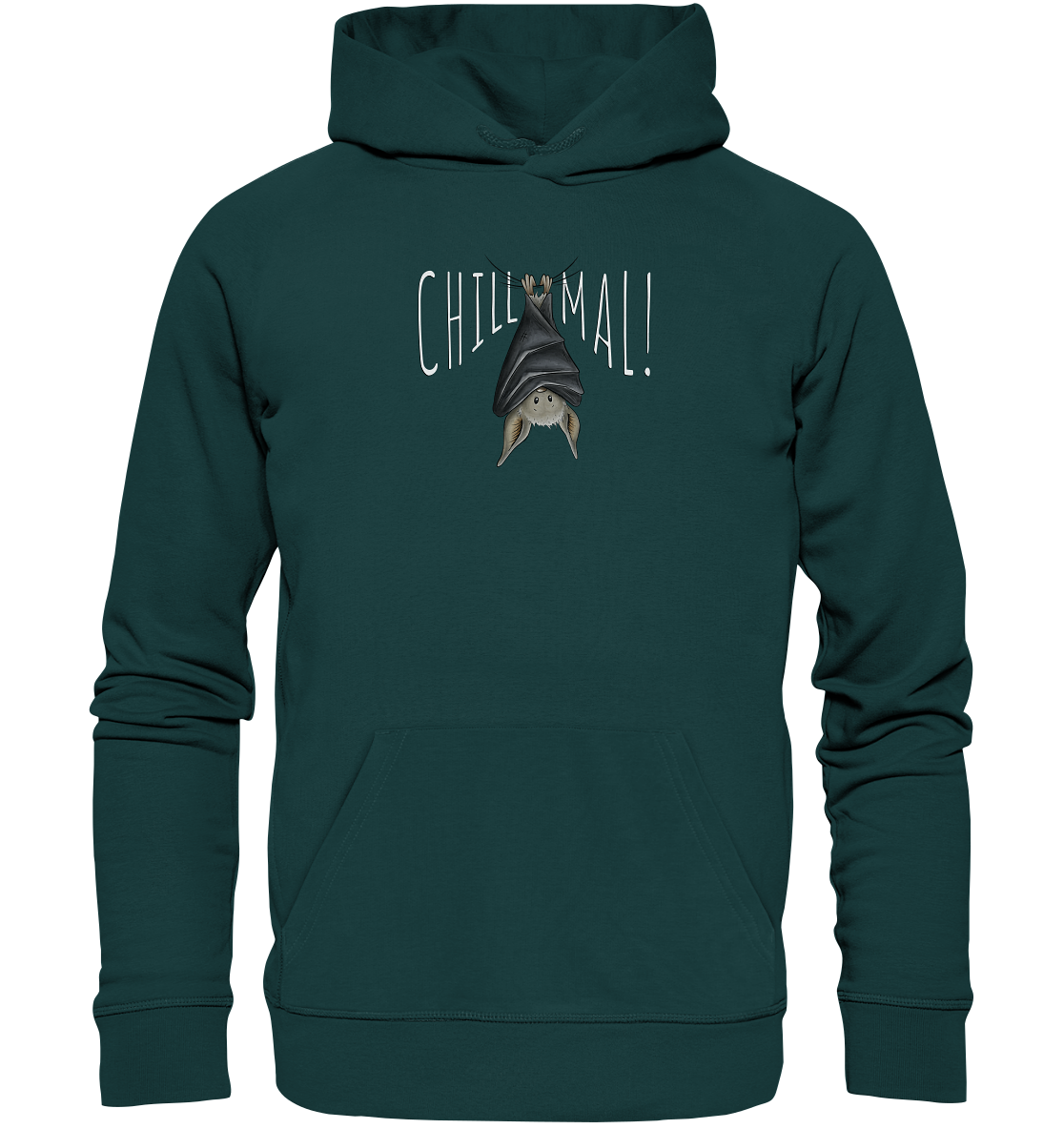 Chill Mal gemütliche Fledermaus - Organic Hoodie