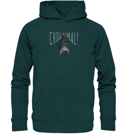 Chill Mal gemütliche Fledermaus - Organic Hoodie