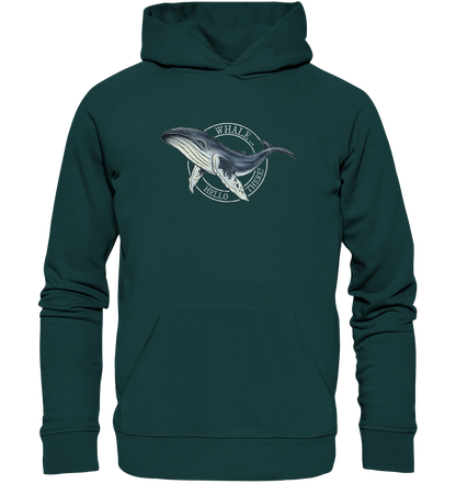 Whale, Hello There | Buckelwal - Organic Hoodie