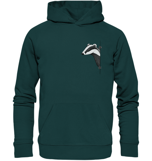 Lässiger Dachs Meister Grimbart - Organic Hoodie
