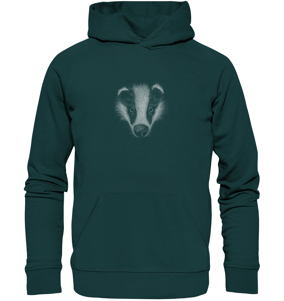 Kritzel-Kunst Dachs Illustration - Organic Hoodie