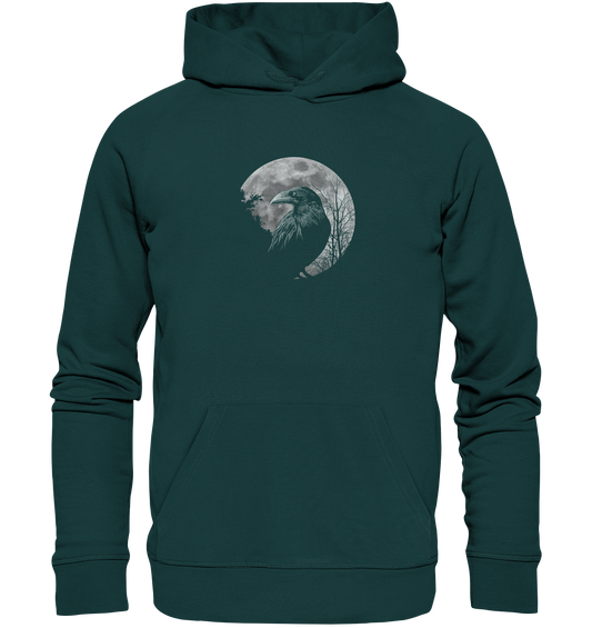 Vollmond-Rabe - Organic Hoodie