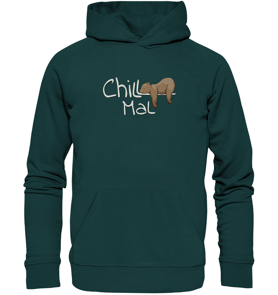 Chill Mal schläfriger Braunbär - Organic Hoodie