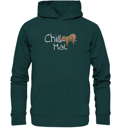 Chill Mal schläfriger Braunbär - Organic Hoodie