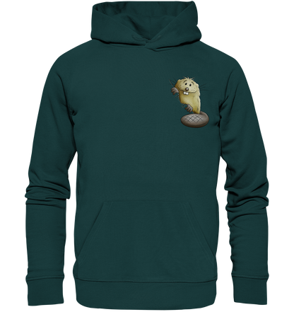 Lustiger frecher Biber - Organic Hoodie