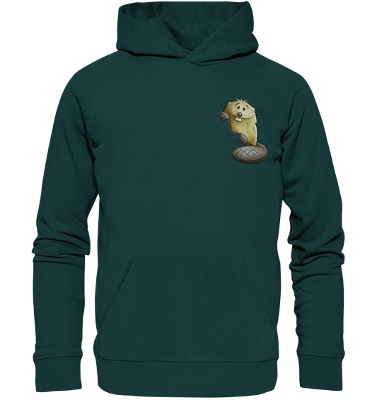 Lustiger frecher Biber - Organic Hoodie