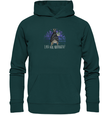 Lass mal abhängen Fledermaus - Organic Hoodie