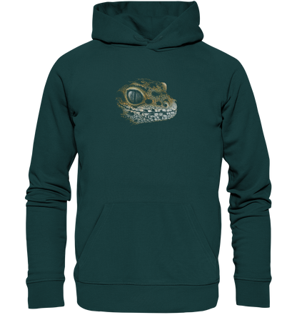 Leopard Gecko Skizze Kritzelkunst - Organic Hoodie