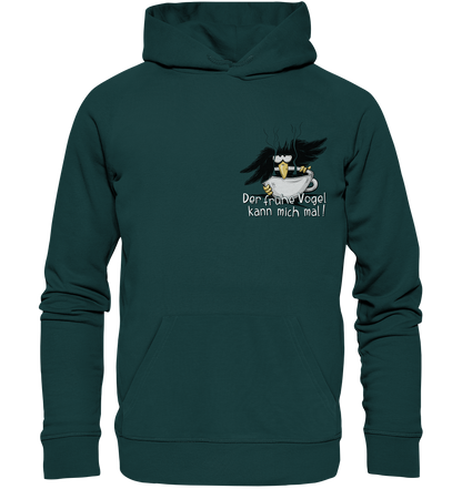 Der frühe Vogel kann mich mal | Kaffee Rabe - Organic Hoodie