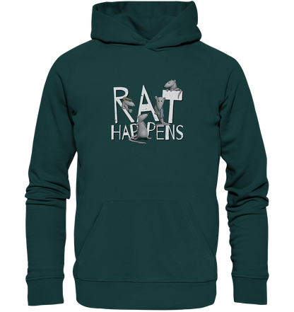 Rat Happens Ratten - Organic Hoodie