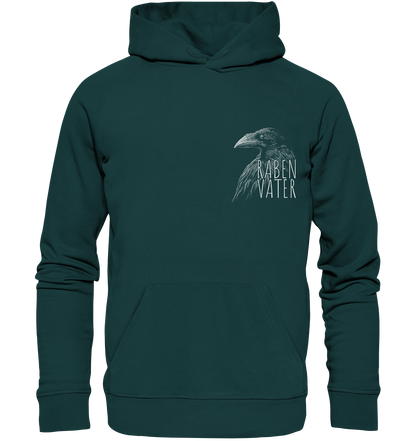 Rabenvater schwarzer Rabe Krähe - Organic Hoodie
