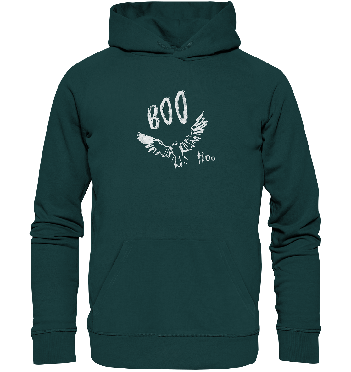 Boo Hoo! Fliegende Eule  - Organic Hoodie