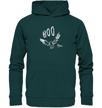 Boo Hoo! Fliegende Eule  - Organic Hoodie