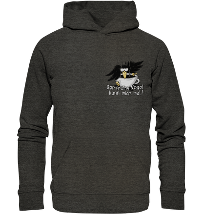 Der frühe Vogel kann mich mal | Kaffee Rabe - Organic Hoodie