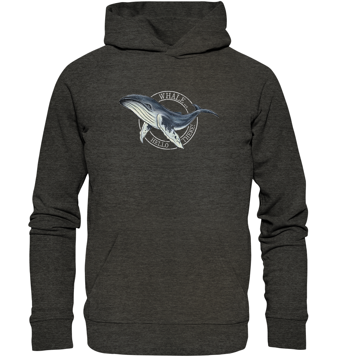 Whale, Hello There | Buckelwal - Organic Hoodie