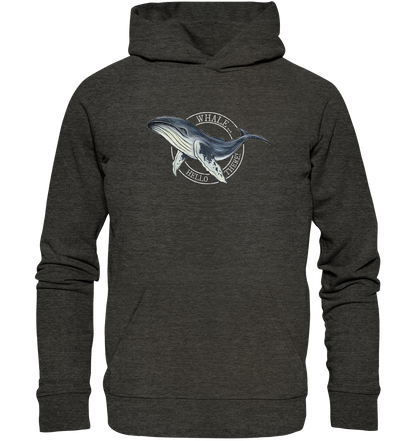 Whale, Hello There | Buckelwal - Organic Hoodie