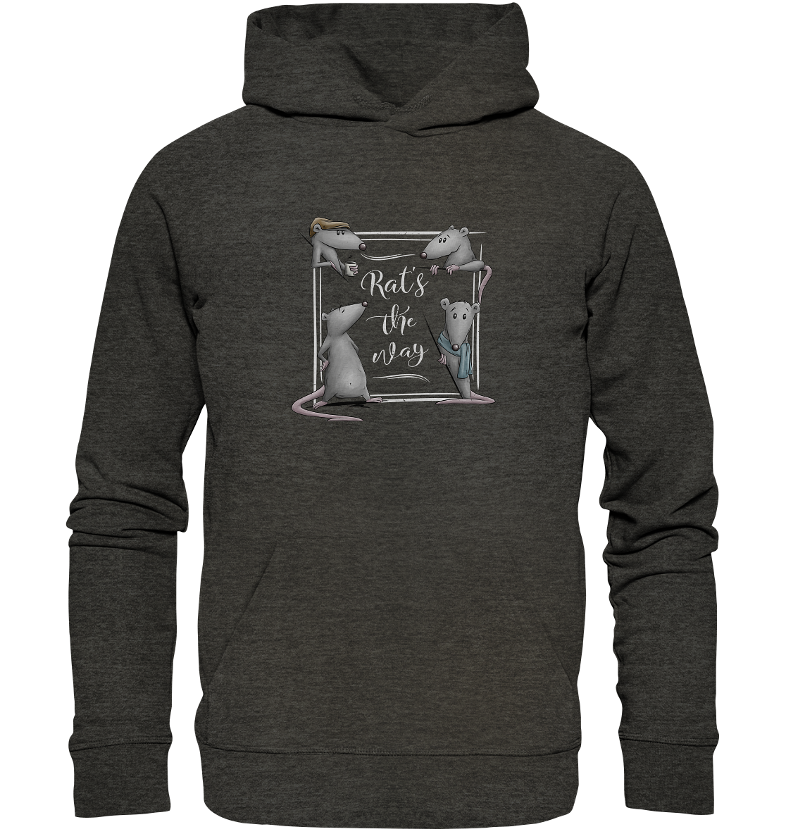 Rat’s The Way Kaffeehaus Ratten - Organic Hoodie
