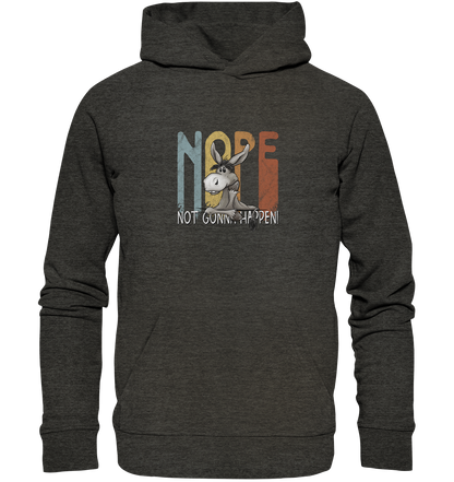 Nope | bockiger Esel - Organic Hoodie