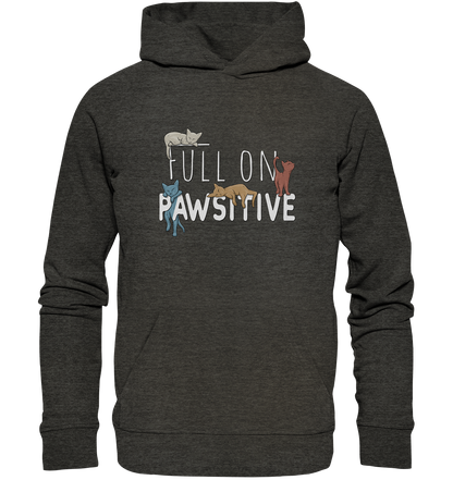 Full On Pawsitive! Gechillte Katzen - Organic Hoodie