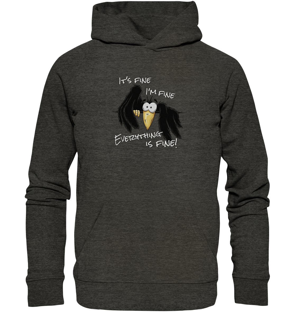 I’m Fine Rabe | Alles Gut Krähe - Organic Hoodie