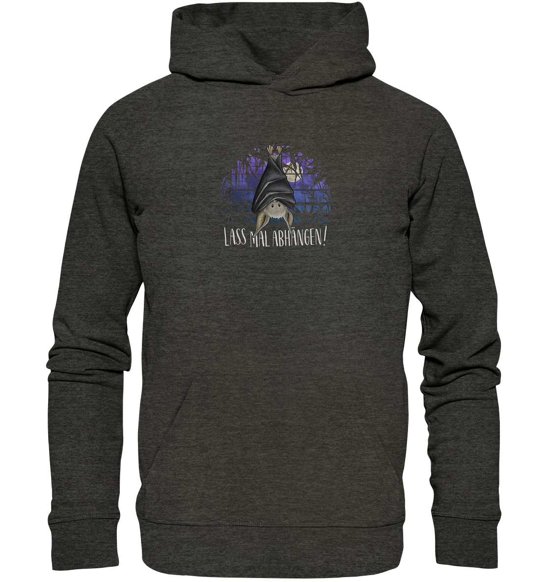 Lass mal abhängen Fledermaus - Organic Hoodie
