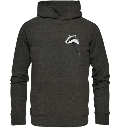 Lässiger Dachs Meister Grimbart - Organic Hoodie