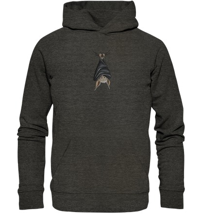 Lustig chillende Fledermaus - Organic Hoodie