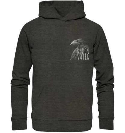 Rabenvater schwarzer Rabe Krähe - Organic Hoodie