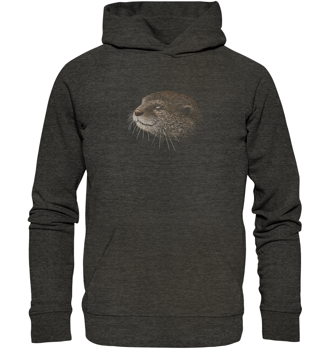 Otter Bleistift Zeichnung KritzelKunst - Organic Hoodie