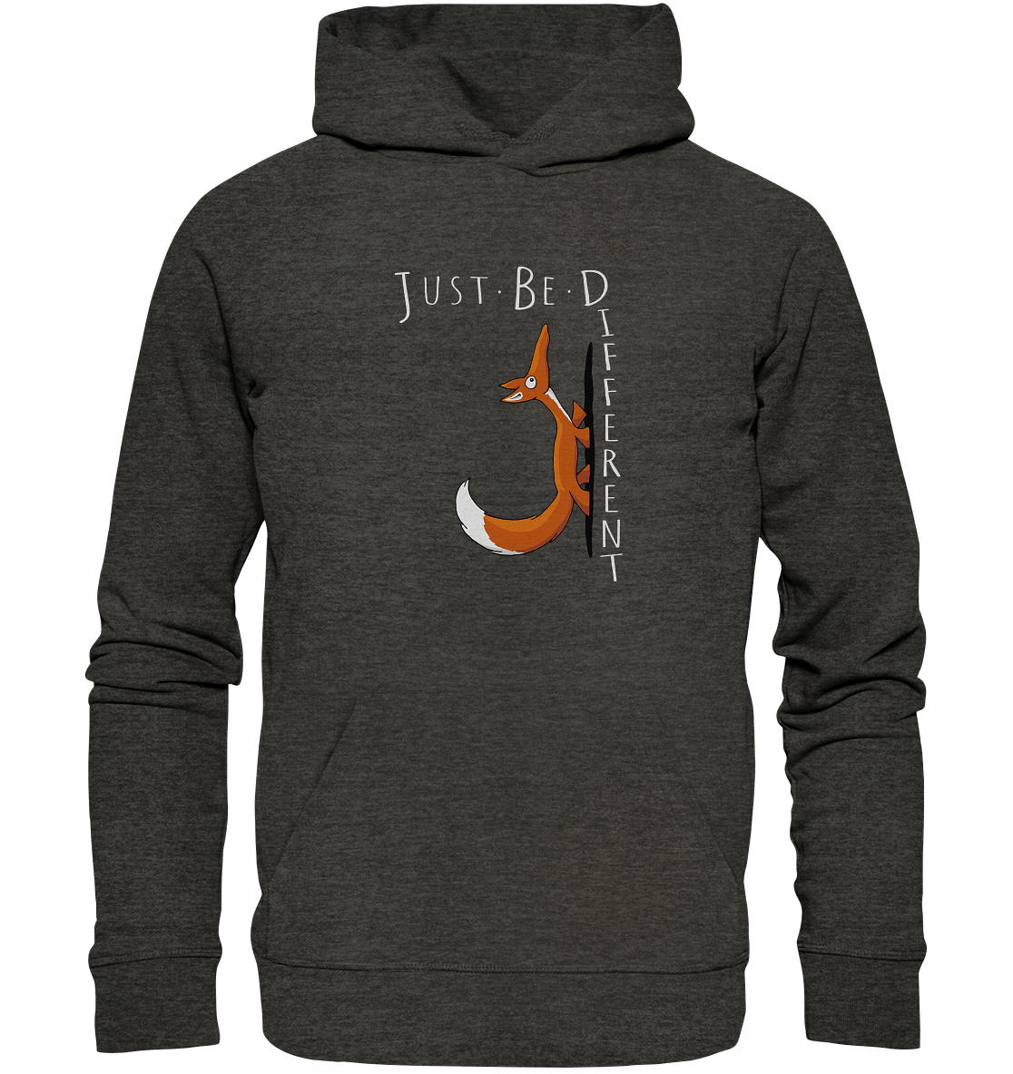Just Be Different | Sei Anders, kleiner Fuchs - Organic Hoodie