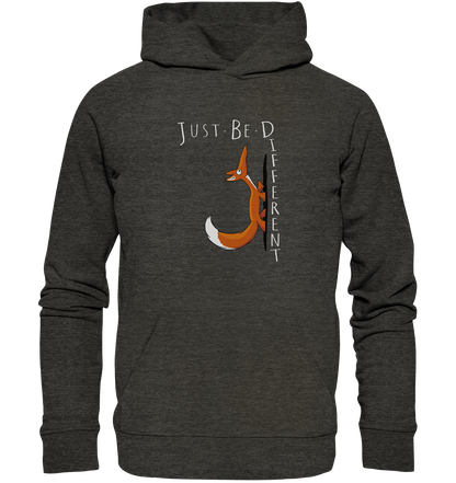Just Be Different | Sei Anders, kleiner Fuchs - Organic Hoodie