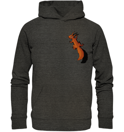 Süßes Eichhörnchen klettert - Organic Hoodie
