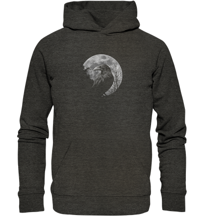 Vollmond-Rabe - Organic Hoodie