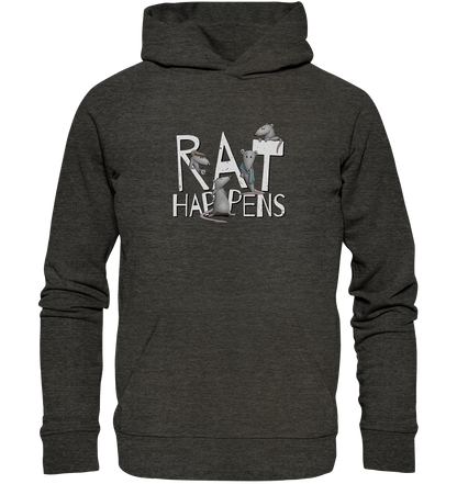 Rat Happens Ratten - Organic Hoodie