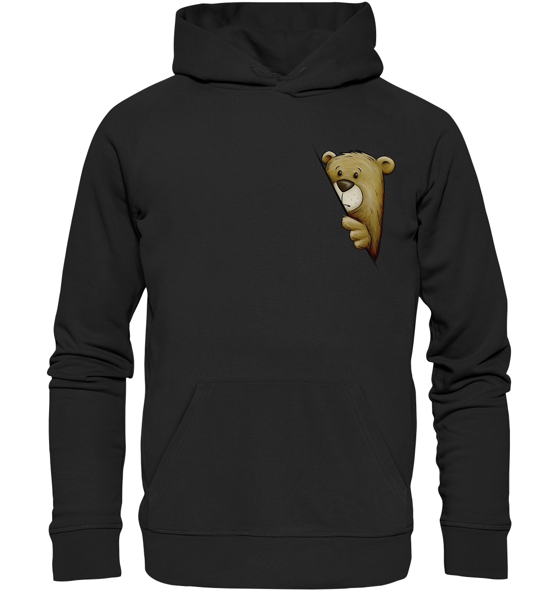 Funky Bär Illustration - Organic Hoodie