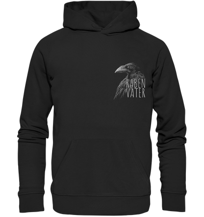 Rabenvater schwarzer Rabe Krähe - Organic Hoodie