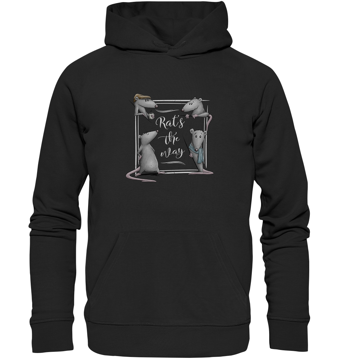 Rat’s The Way Kaffeehaus Ratten - Organic Hoodie