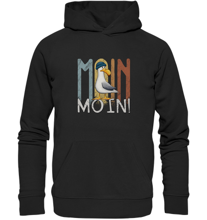 Moin Moin norddeutsche Möwe - Organic Hoodie