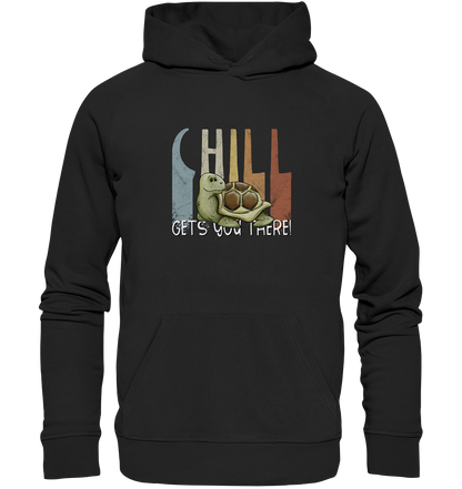 Gechillt gemütliche Schildkröte - Organic Hoodie